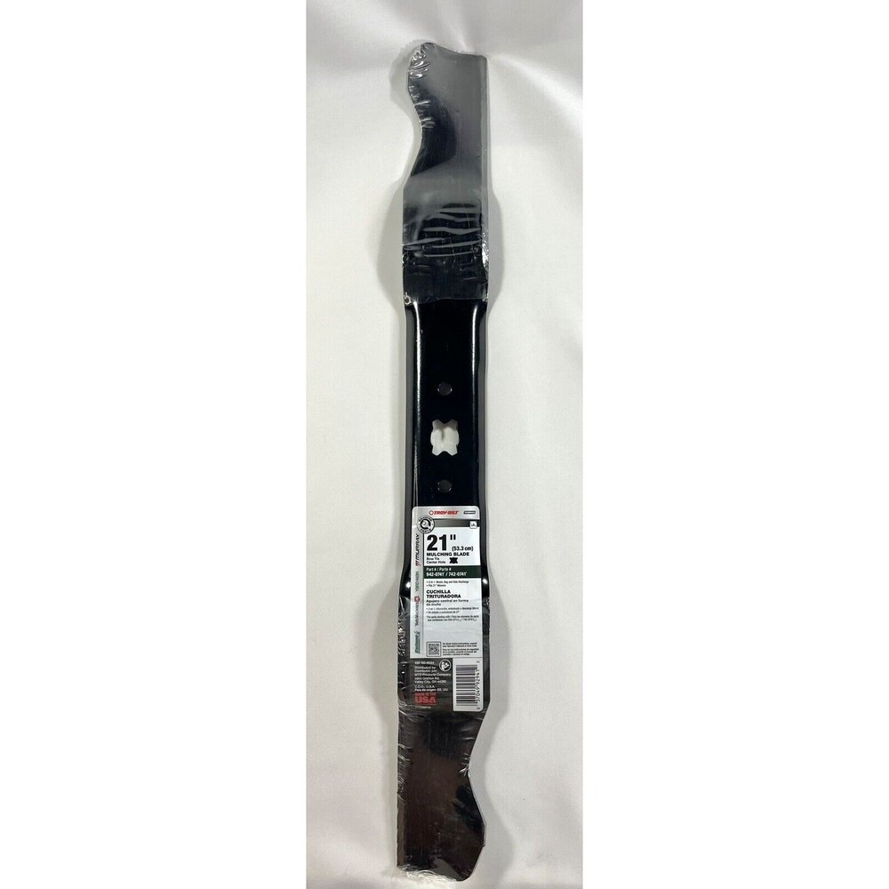 Troy Bilt 21" Mulching Replacement Mower Blade Bow Tie Center 942-0741 742-0741